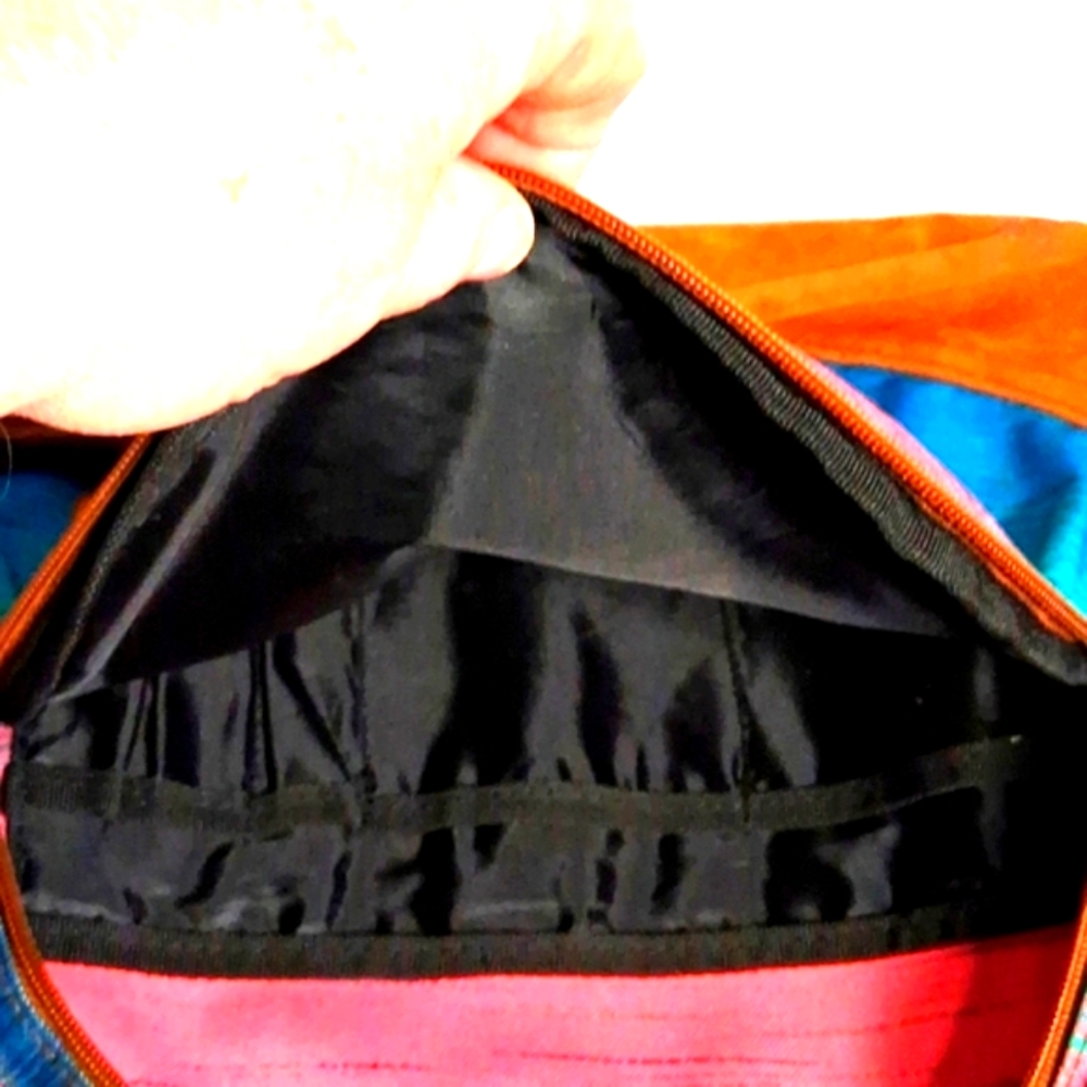 Roxy Funkadelic Bold Colorful Large Adjustable Backpack - Picture 5 of 12
